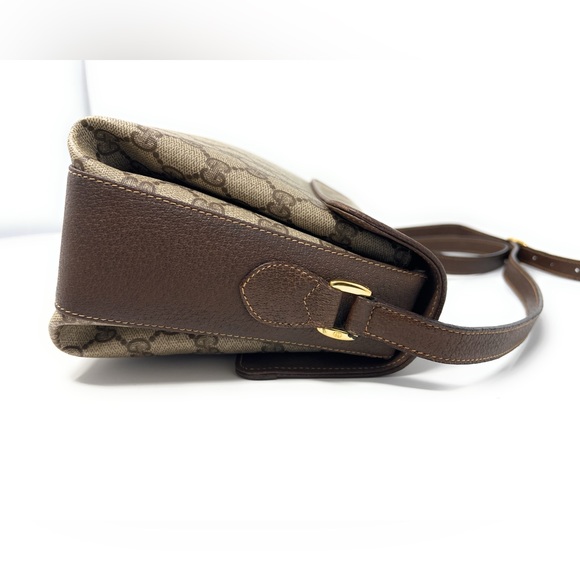 Gucci Crossbody Shoulder Bag Vintage Gucci Web Sherry Line -Medium size - Picture 11 of 15